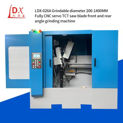 Chine TCT Lamelle de scie circulaire avant et arrière angle machine de meulage CNC complète LDX-026A à vendre