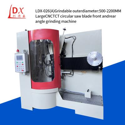 China 26m/s Large Circular Saw Blade Full CNC  Grinding Machine LDX-026A for sale