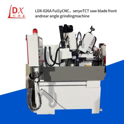 China Open Full CNC Servo Alloy Circular Saw Blade Front And Rear Angle Grinding Machine LDX-026A for sale