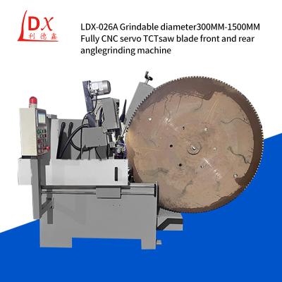 Chine Grand servo CNC moulin à scie circulaire lame avant et arrière angle moulin à scie lame LDX-026A à vendre