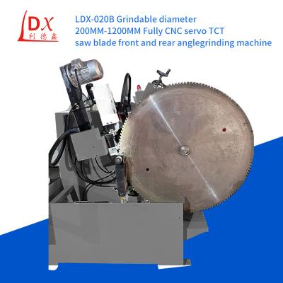 China Máquina de molienda de ángulo frontal y trasero de hoja de sierra TCT CNC grande LDX-020B en venta
