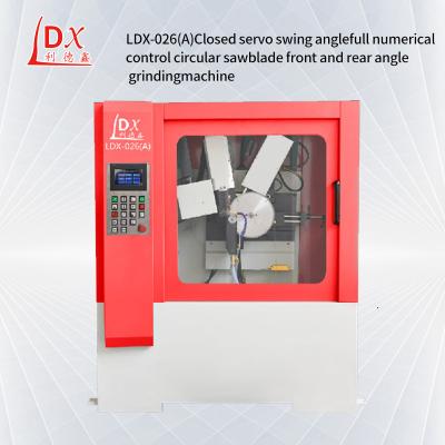 China Full Enclosed CNC Front And Rear Angle TCT Circular Saw Blade Grinding Machine LDX-026A for sale