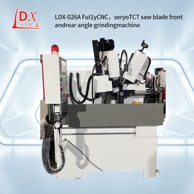 China LDX-026A Servo Feed NC TCT Circular Saw Blade Front And Rear Angle Grinding Machine for sale