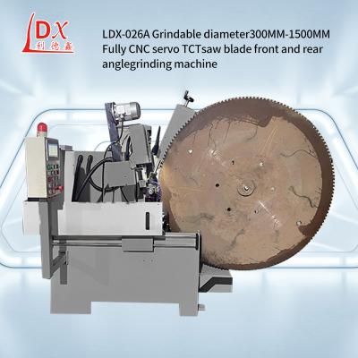 China Máquina de moagem de ângulo frontal e traseiro de lâmina de serra circular CNC grande e personalizada LDX-026A à venda