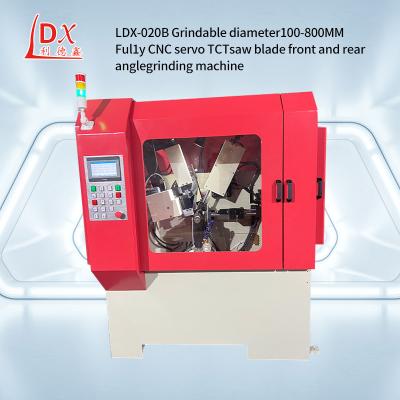 China LDX-020B Máquina de rectificación de ángulo de hoja de sierra circular de alimentación por servo CNC completa en venta