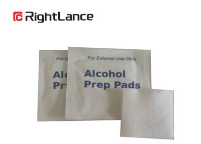 China 30x60mm Diabetic Supplies Alcohol Prep Pads Ce Approval for sale