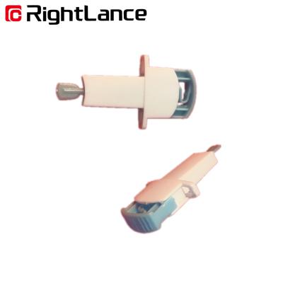 China 21G 1.8mm Blood Lancet Disposable PP Finger Pricker For Blood Test for sale