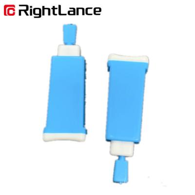 China 27g 1.5mm Blue White Glucose Meter Partsblood Glucose Lancing Device Idependently Use for sale