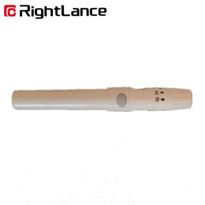China Stainless Steel Adjustable Blood Lancing Lancet Device Pen Two Rail ISO13485 for sale