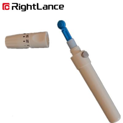 China Twist Cap Gamma Reusable Lancet Pen For Finger Pricker Glucometer for sale
