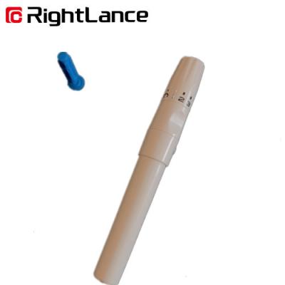 China Painless Reusable Lancet Blood Sugar Lancing Device For Glucose Test for sale