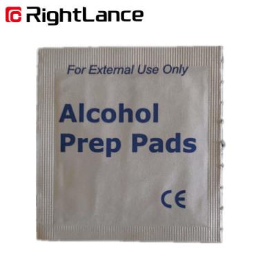 China 3CM Non Woven Sterile Alcohol Cotton Pads Swab Isopropyl Alcohol 70 FDA for sale
