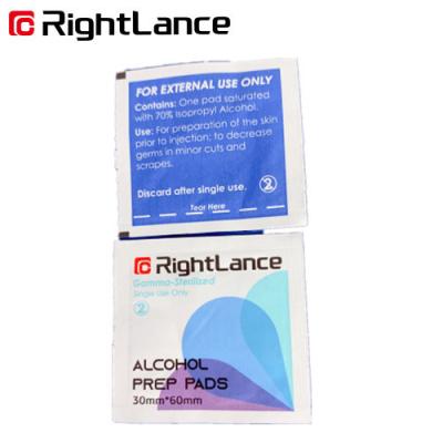 China 1KG 5ml 6CM Cleaning Alcohol Prep Pads 70 Isopropyl Alcohol for sale