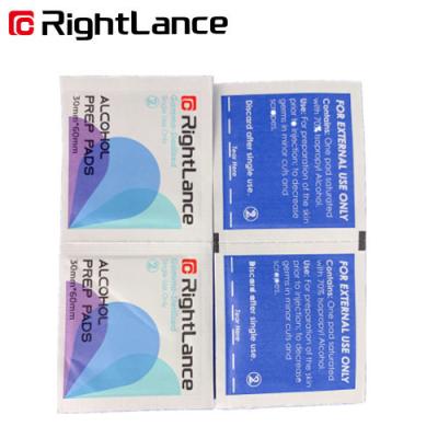 China 1kg 30mm 60mm Alcohol Cotton Pads 70 Isopropyl Alcohol Disposable for sale
