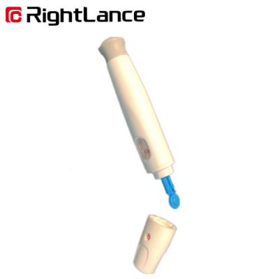 China 10.9cm Plainless Automatic Lancing Device Pen White Medical Use for sale