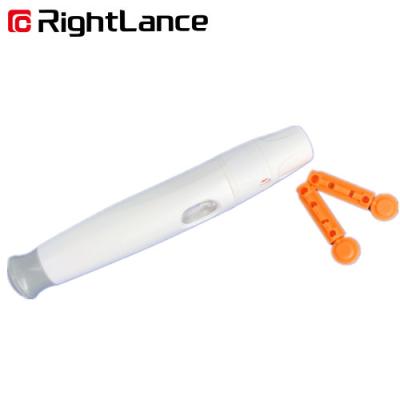 China No Eject White Blood Lancet For Sugar Testing Needle Pen for sale