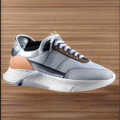 China Canvas Custom Shoes Service Synthetic Leather Walking Shoes for sale