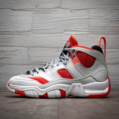 China Soft Sole Custom Basketball Shoes High Gang Vintage Basketball Sneakers for sale