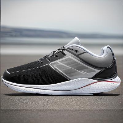 China Arched Support Eco Friendly Running Shoes Round Head Biodegradable for sale
