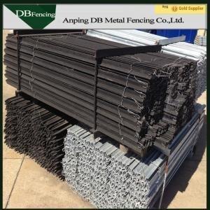 China Steel Star Pickets Y Post With Hot Dip Galvanized / Bituminous Painted Surface for sale