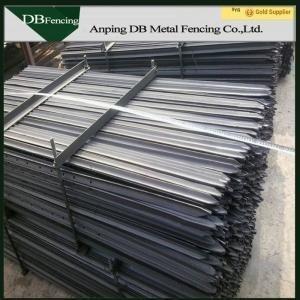 China Bitumen / Galvanized Steel Star Pickets Y Post UV Resistance Easily Assembled for sale