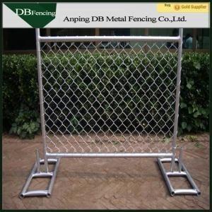China High Strength Temporary Chain Link Fence , Steel Chain Link Security Fence for sale