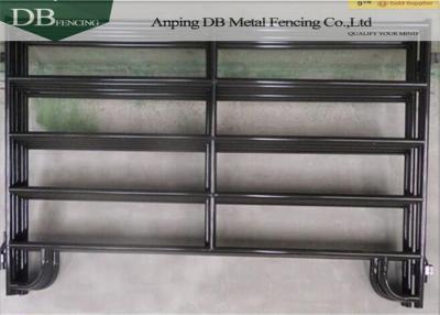 China Black / Green Hot Dip Galvanized Livestock Fencing , Animal Fence Panels for sale