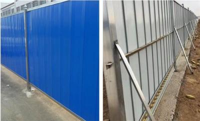 China Los paneles temporales durables de la valla publicitaria, los paneles de acero de la valla publicitaria con ISO9001 en venta