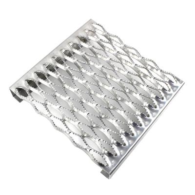 China ISO9001 Anti Skid Aluminum Grip Strut Walkway Channel Safety Grating for sale