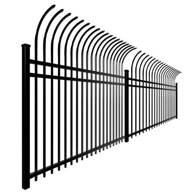 China Security 1.8m 2.1m Welded Ornamental Steel Picket Fence for sale