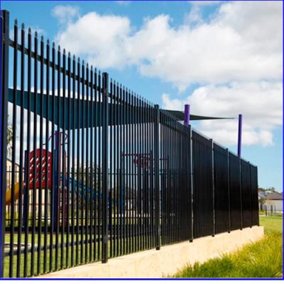 China Boundary Construction Welded Tubular Garden Picket Fence for sale