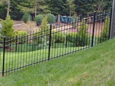 China Galvanized Mountains Slopes Decorative Picket Fence for sale