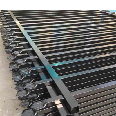 China PVC Coated Ornamental Galvanized Steel Picket Fence for sale