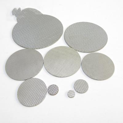 China ISO Plain Weave 1100um SS316 Wire Mesh Filter Disc for sale