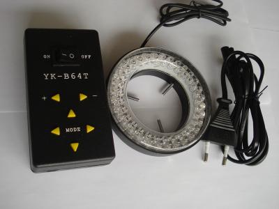 China YK-B64T  LED Ring Lamp microscope spare parts led ring light 4 segment controll four zone for sale