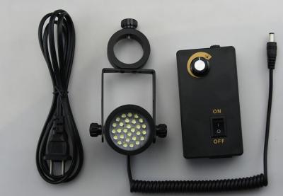 China Angle adjustable stereo microscope illuminator oblique slanting led light mounting pole 25mm 32mm for sale