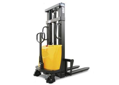 China Foot Brake Electric Stacker Truck , High Capacity Semi Electric Stacker for sale