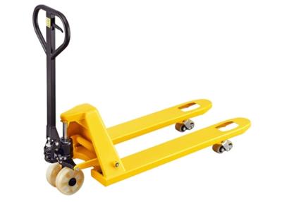 China Customized Fork 2 Ton Hand Pallet Truck With Nylon Wheels Corrosion Resistant for sale
