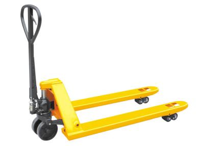 China Big Capacity Ride On Pallet Truck , Heavy Duty Narrow Pallet Jack Lightweight for sale