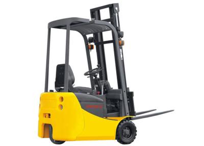 China Rear Wheel Drive Warehouse Lift Truck , 1 Ton Three Wheel Electric Forklift for sale