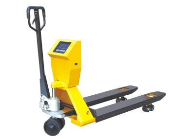 China Warehousing Mobile Pallet Truck With Scale High Strength Frame 1150mm​ Fork Length for sale
