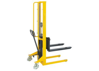 China Safety Manual Pallet Stacker 1600mm Lifting Height 1.5 Ton CE Certification for sale