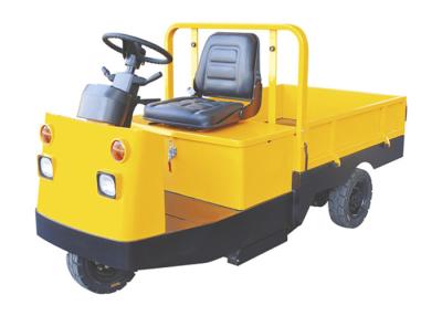 China Single Operator Driving Electric Tow Tractor Yellow Color Easy Operation for sale