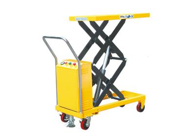 China Double Scissors Portable Lift Table , Electric Lightweight Lift Table 0.8kw ​Motor Power for sale