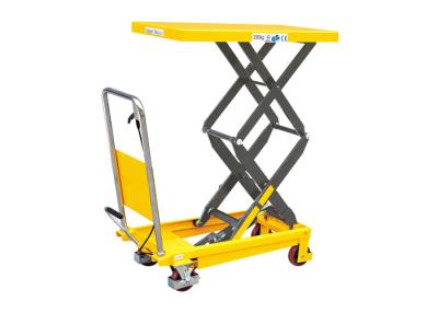 China Portable Lightweight Double Scissor Lift Table Hand Operated 700 * 450 * 35mm for sale