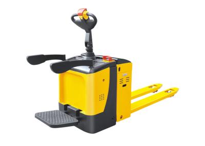 China Super Light Steering Electric Pallet Truck PU Tyres With Vertical Driving Motor for sale