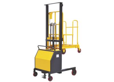 China Half Electric Order Picker Forklift Low Level 2000mm With 200kg Capacity for sale