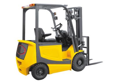 China Yellow Industrial Lift Truck , Battery Powered Forklift With Two Lifting Cylinder for sale