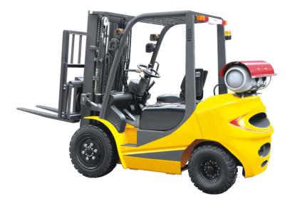 China Speed 20km / H Dual Fuel Forklift 3.5 Ton , LPG Forklift Truck With Clear Visibility for sale