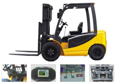 China Digital Control Battery Operated Forklift , Narrow Aisle Forklift With Steering for sale